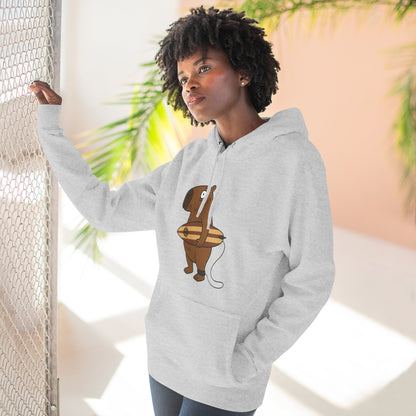 Capybara Surfer Unisex - Pull-Over Cotton Blend Fleece Hoodie
