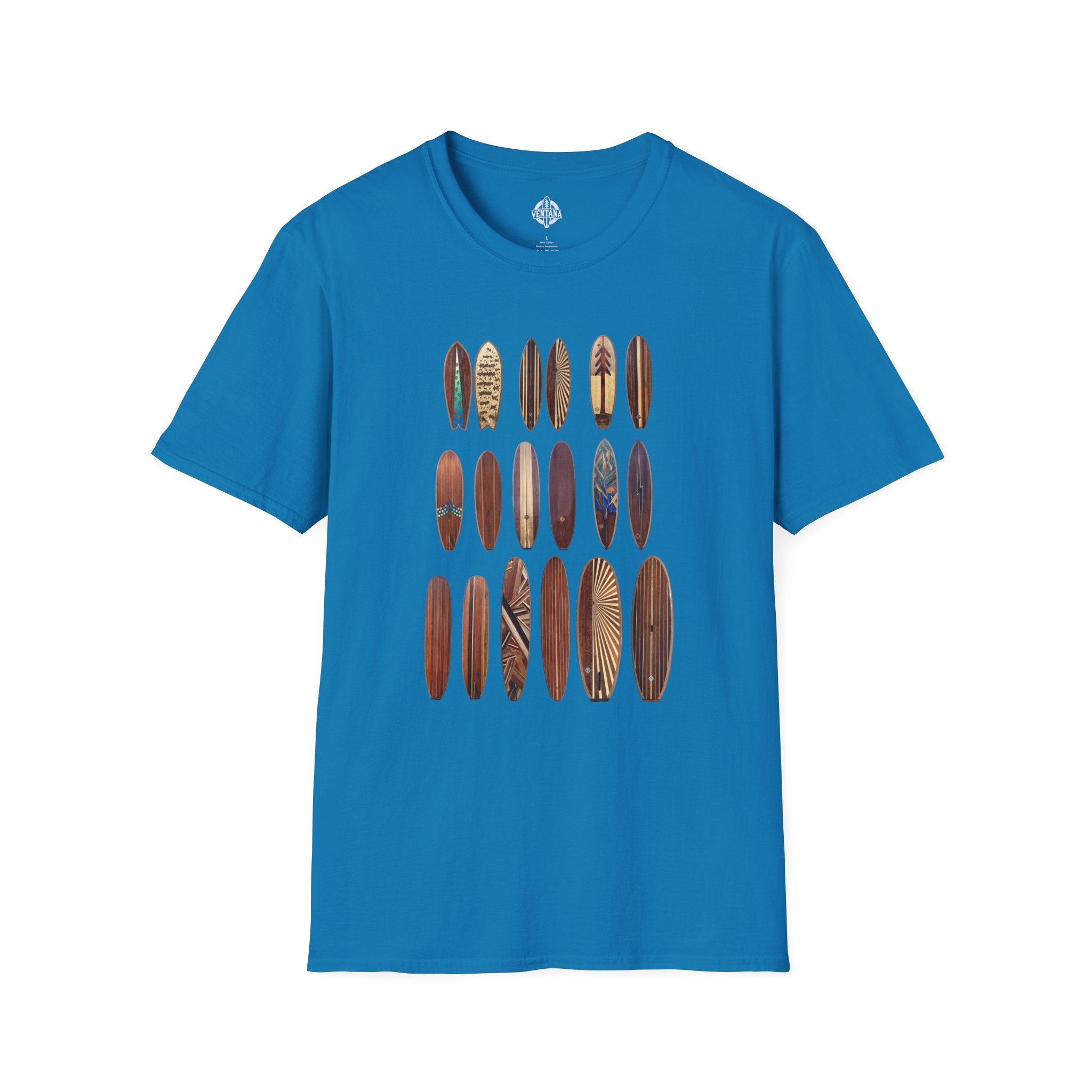 Ventana Wooden Surfboards Unisex - Soft Style U.S. Cotton T-Shirt