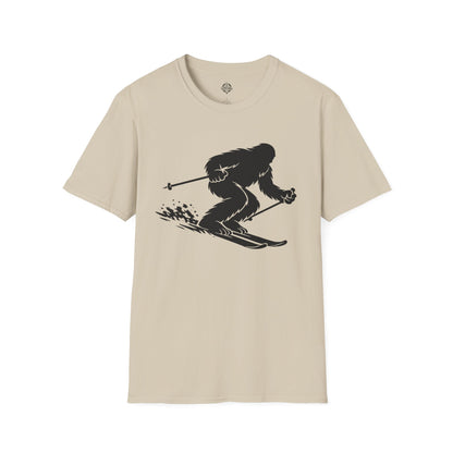 Ventana Shreddy Yeti Ski Unisex - U.S. Cotton T-Shirt