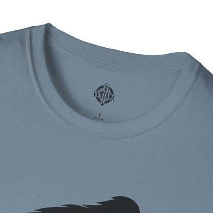 Ventana Shreddy Yeti Snowboard Unisex - U.S. Cotton T-Shirt