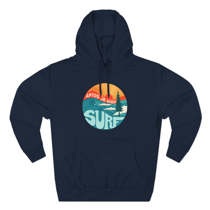 Aptos Junior High Surf Team Sunset Unisex - Pull-Over Cotton Blend Fleece Hoodie
