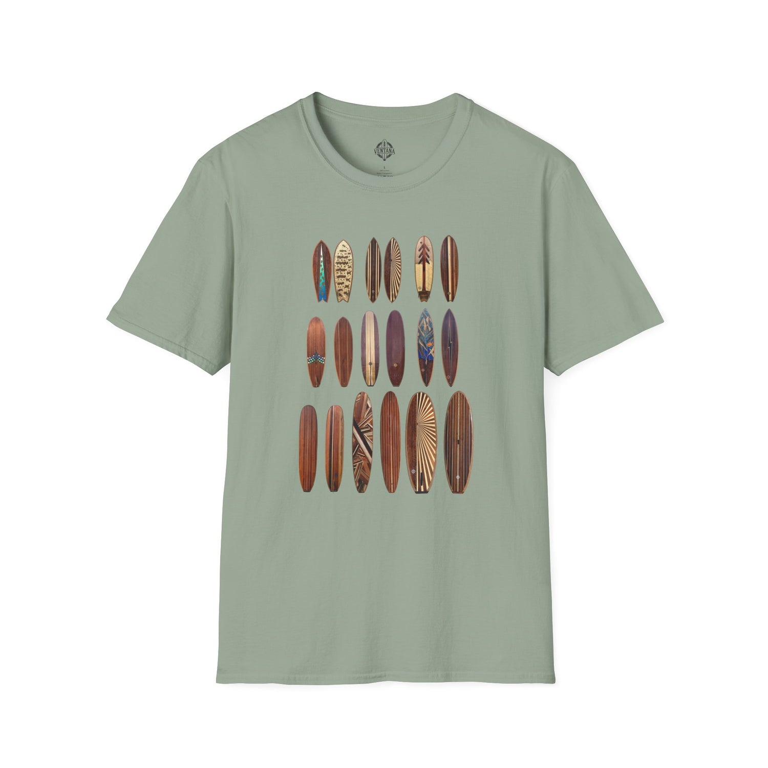 Ventana Wooden Surfboards Unisex - Soft Style U.S. Cotton T-Shirt