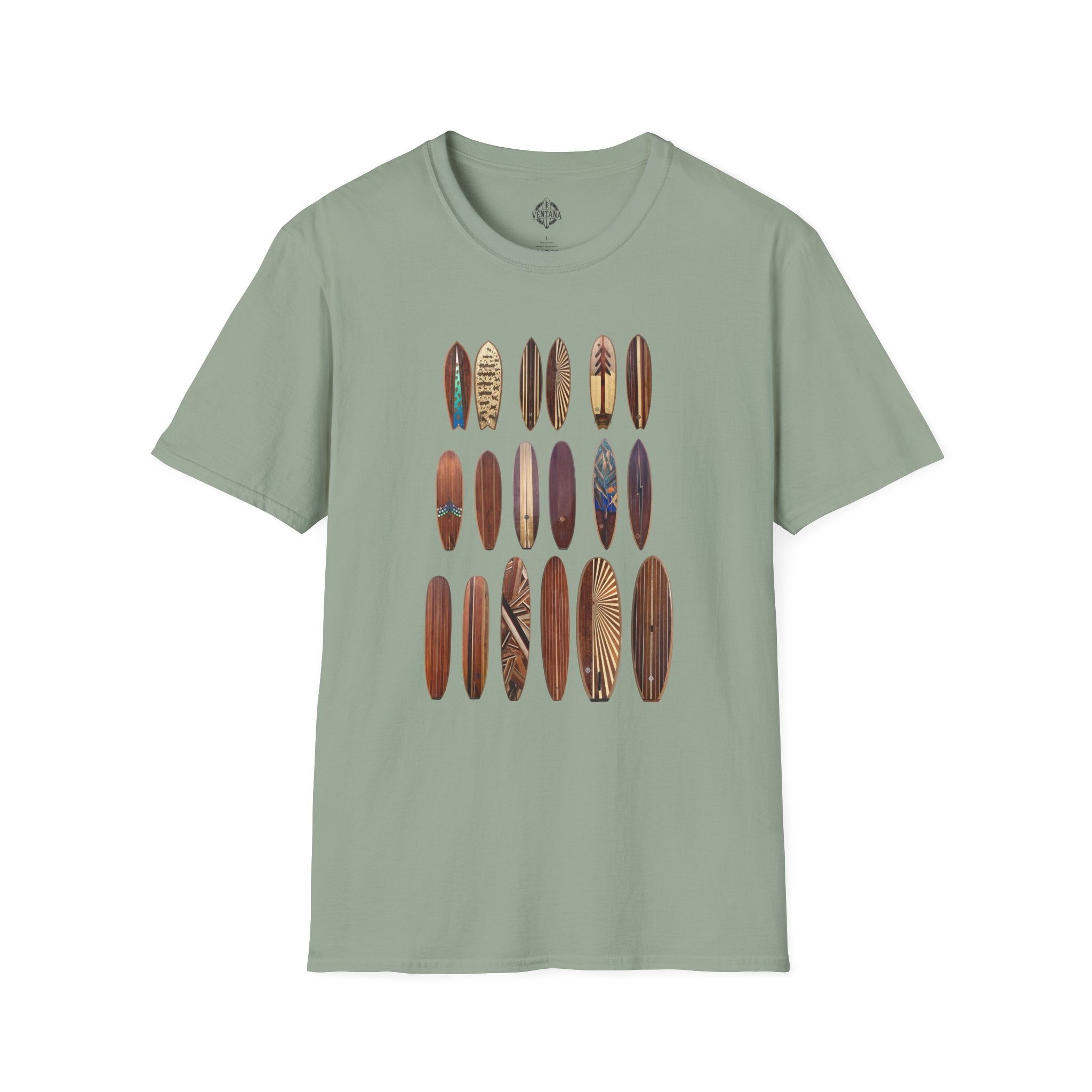 Ventana Wooden Surfboards Unisex - Soft Style U.S. Cotton T-Shirt
