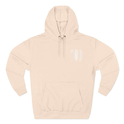 Ventana Three Board - Unisex Pull-Over Cotton Blend Fleece Hoodie