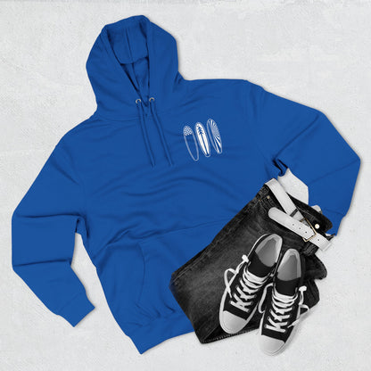 Ventana Three Board - Unisex Pull-Over Cotton Blend Fleece Hoodie