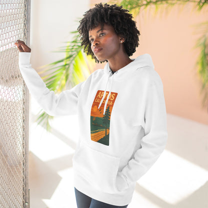Aptos California Sunset Unisex - Pull-Over Cotton Blend Fleece Hoodie