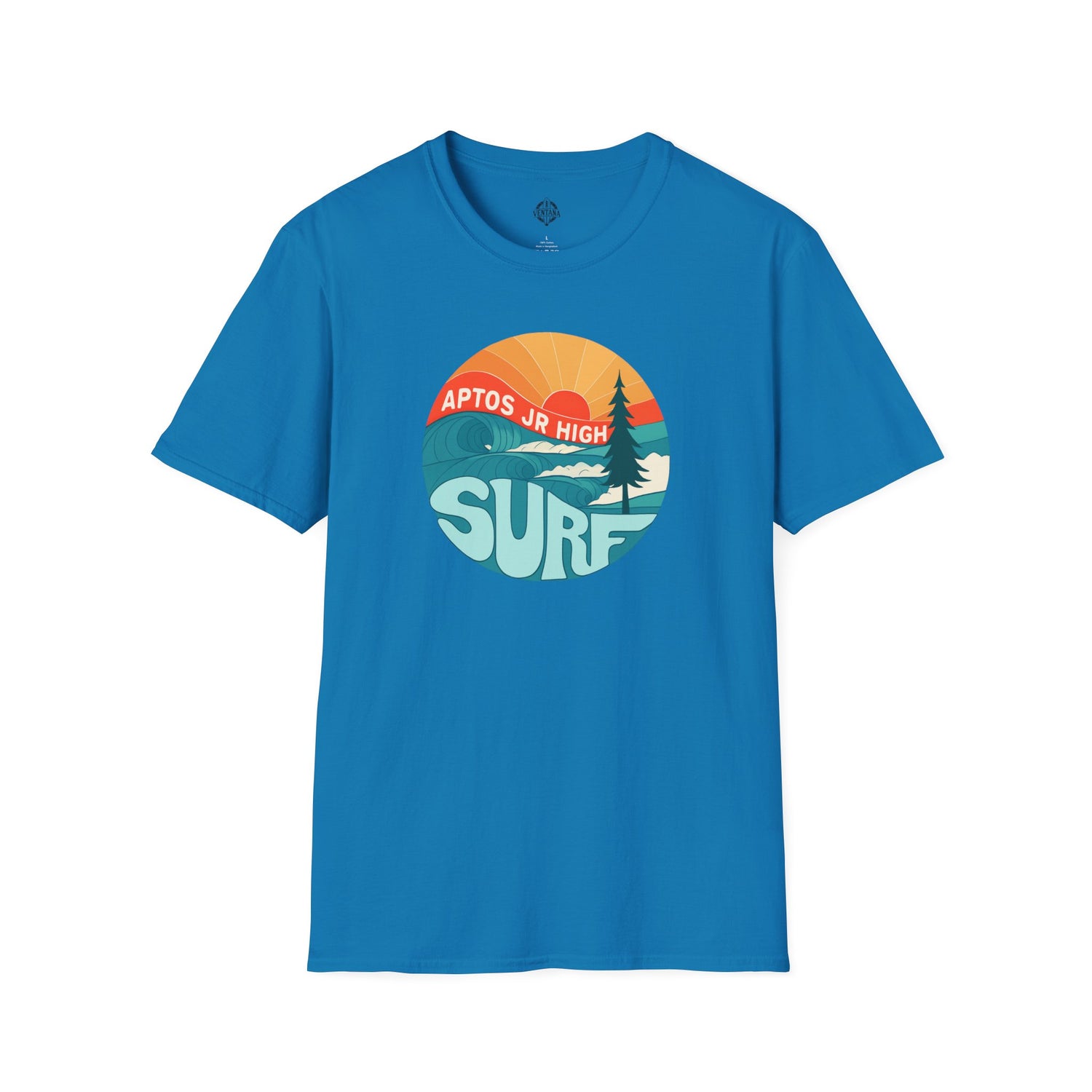 Aptos Junior High Surf Team Sunset Unisex - U.S. Cotton T-Shirt