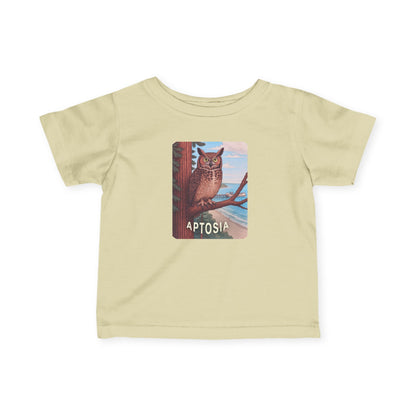 Aptos California Aptosia Owl - Infant 100% Cotton T-Shirt