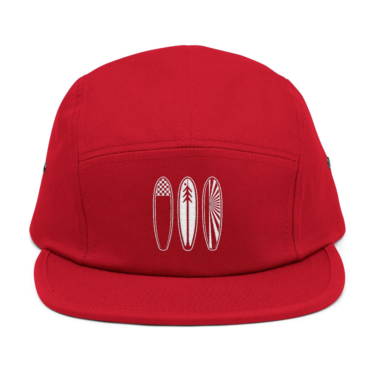 Ventana Three Board Embroidered 5 Panel Cap - 100% Cotton