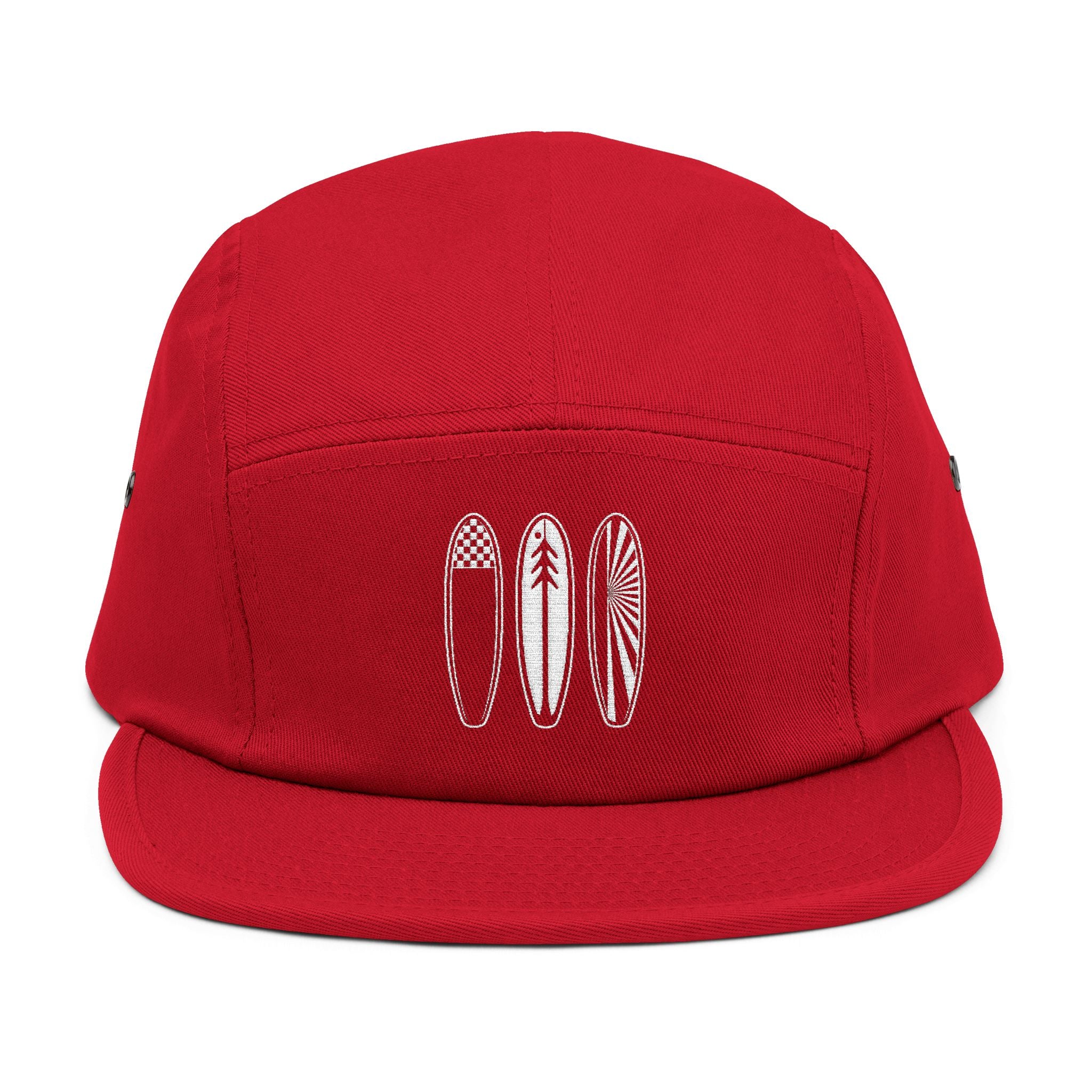 Ventana Three Board Embroidered 5 Panel Cap - 100% Cotton