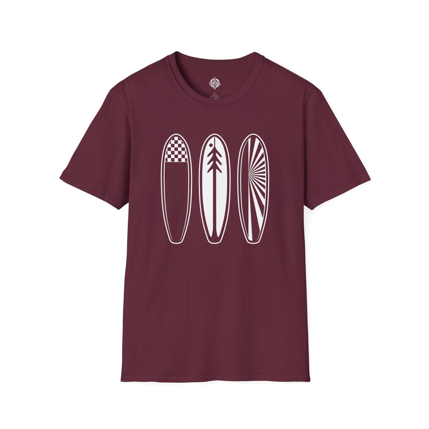 Ventana Three Board Unisex - Soft Style U.S. Cotton T-Shirt