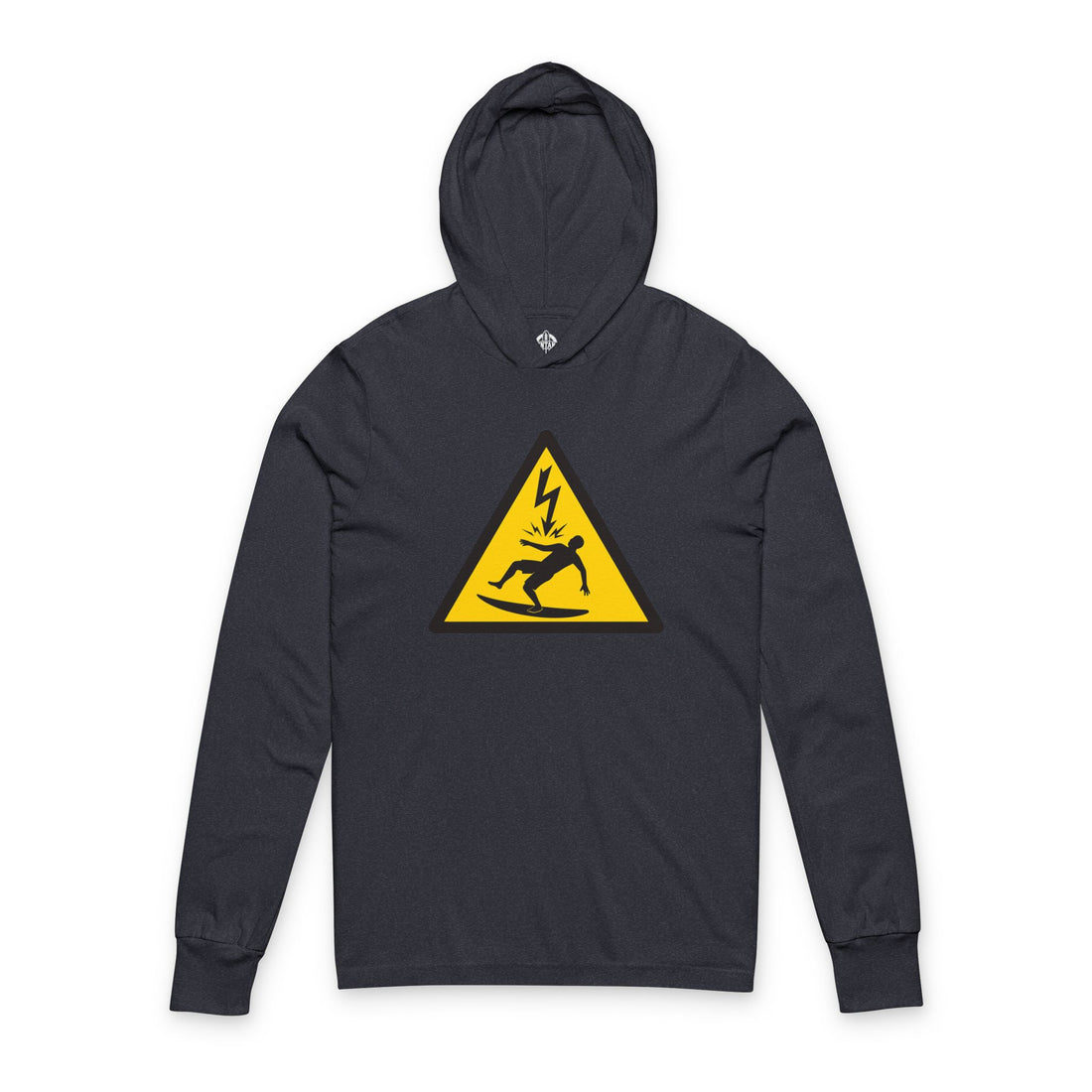 Electric Surfer Unisex - Cotton Long Sleeve Hooded T-Shirt