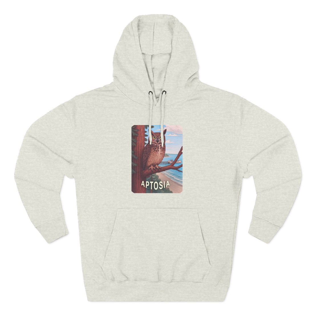 Aptos California Aptosia Unisex - Pull-Over Cotton Blend Fleece Hoodie