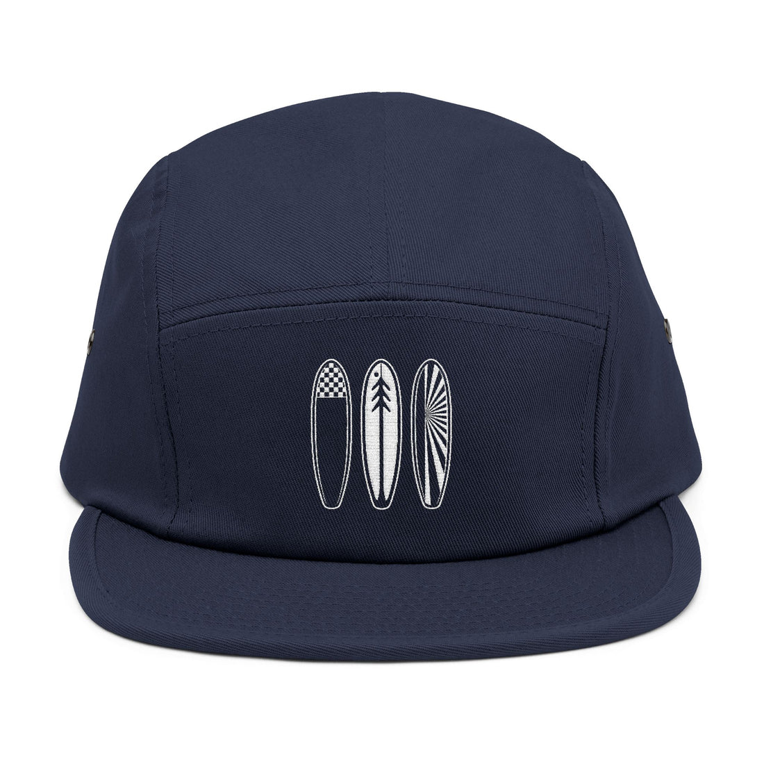 Ventana Three Board Embroidered 5 Panel Cap - 100% Cotton