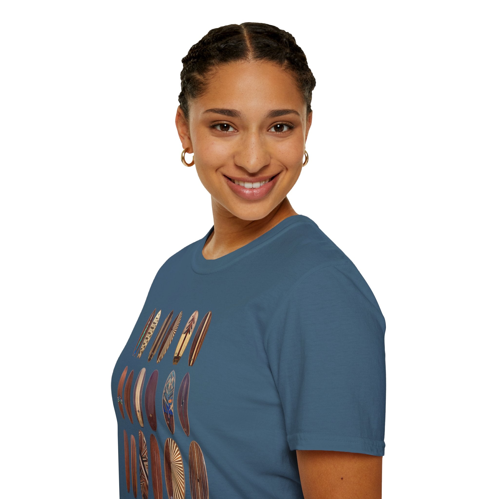 Ventana Wooden Surfboards Unisex - Soft Style U.S. Cotton T-Shirt