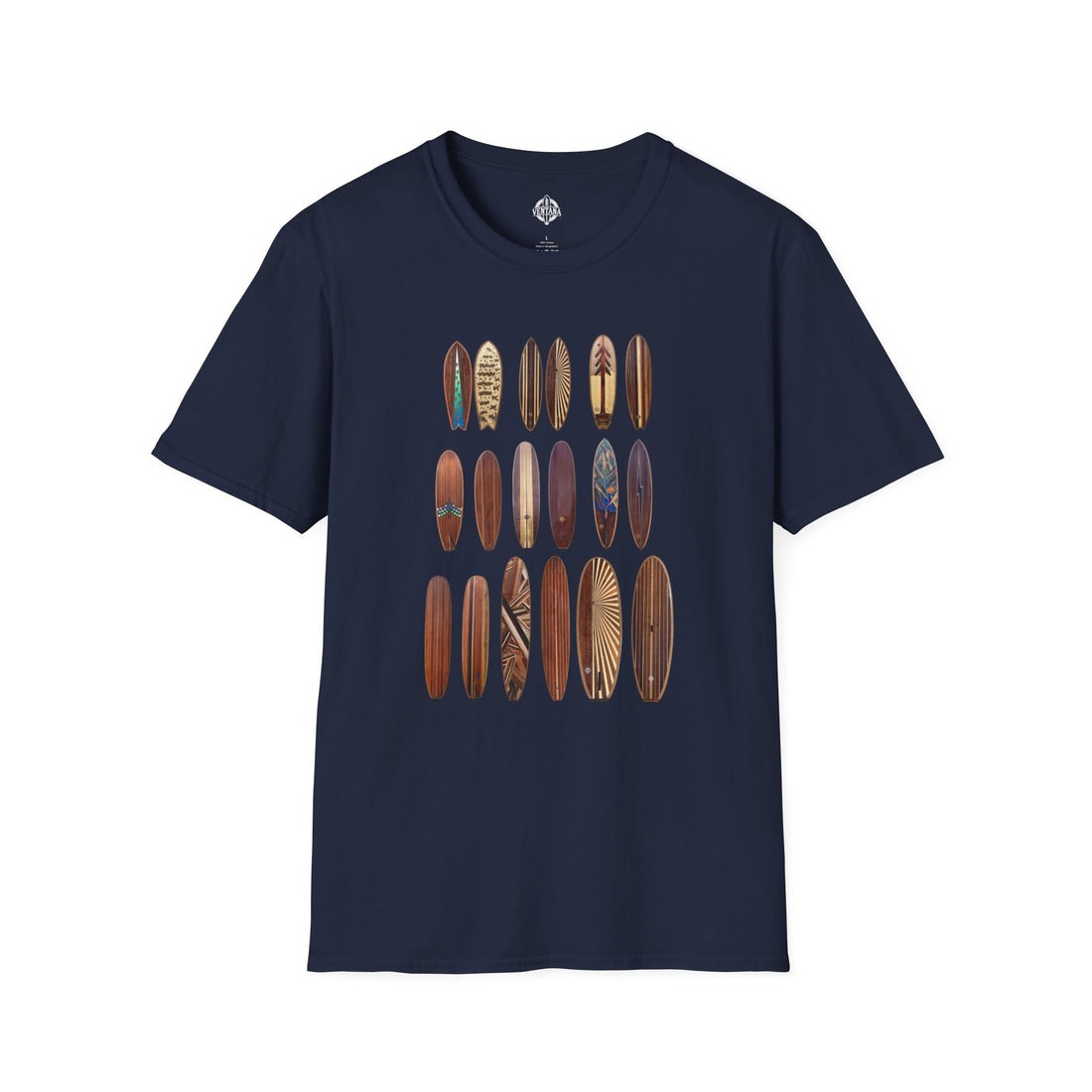 Ventana Wooden Surfboards Unisex - Soft Style U.S. Cotton T-Shirt