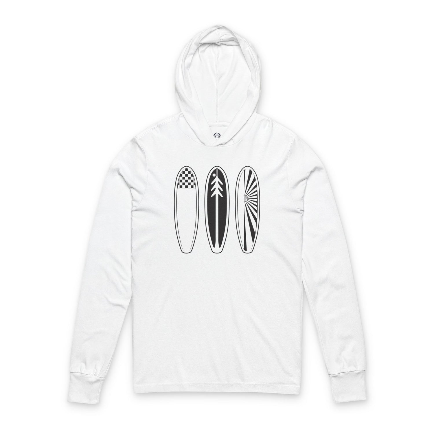 Ventana Three Board Unisex - Cotton Hooded Long Sleeve Hooded T-Shirt