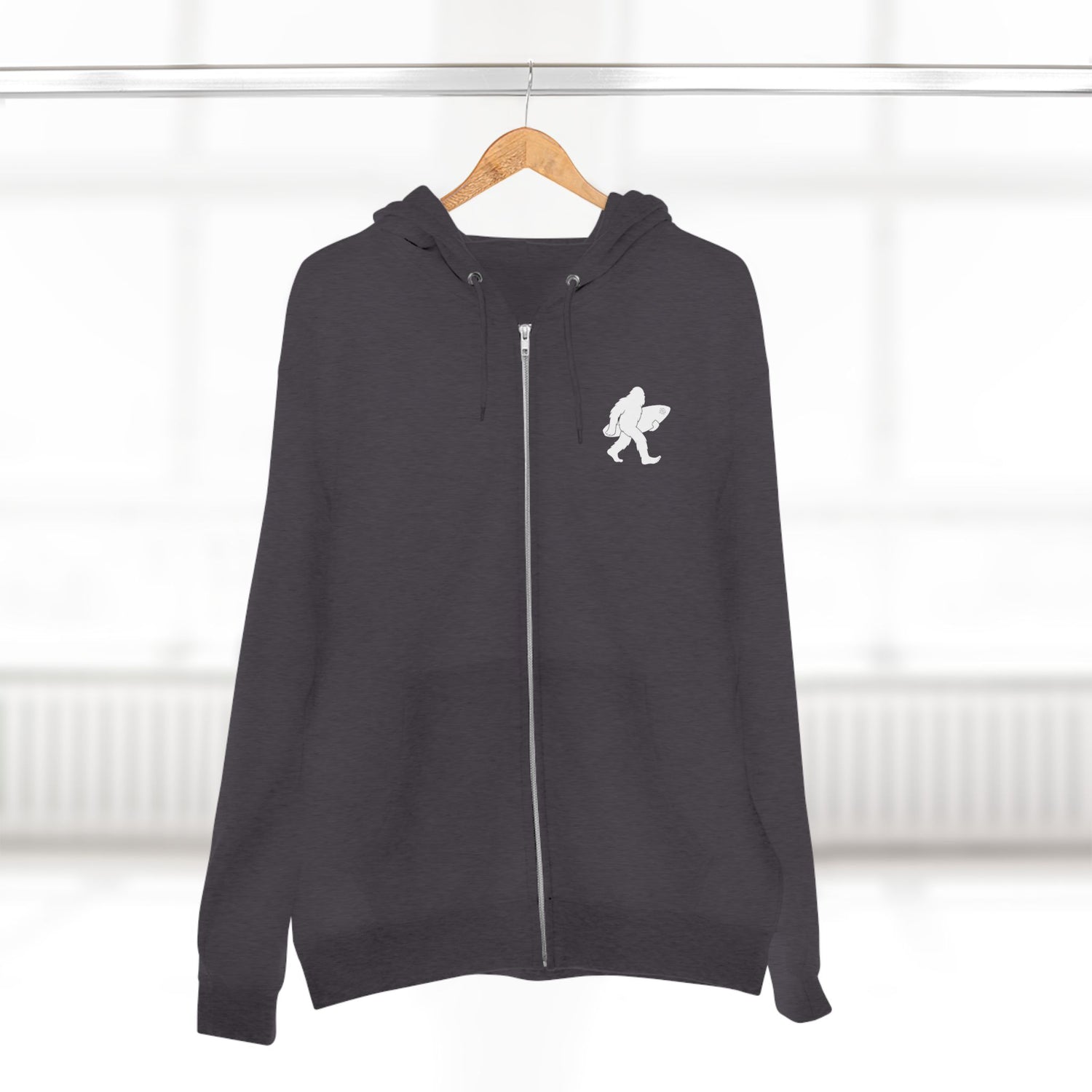Ventana Surfsquatch Unisex - Zip Cotton Blend Fleece Hoodie
