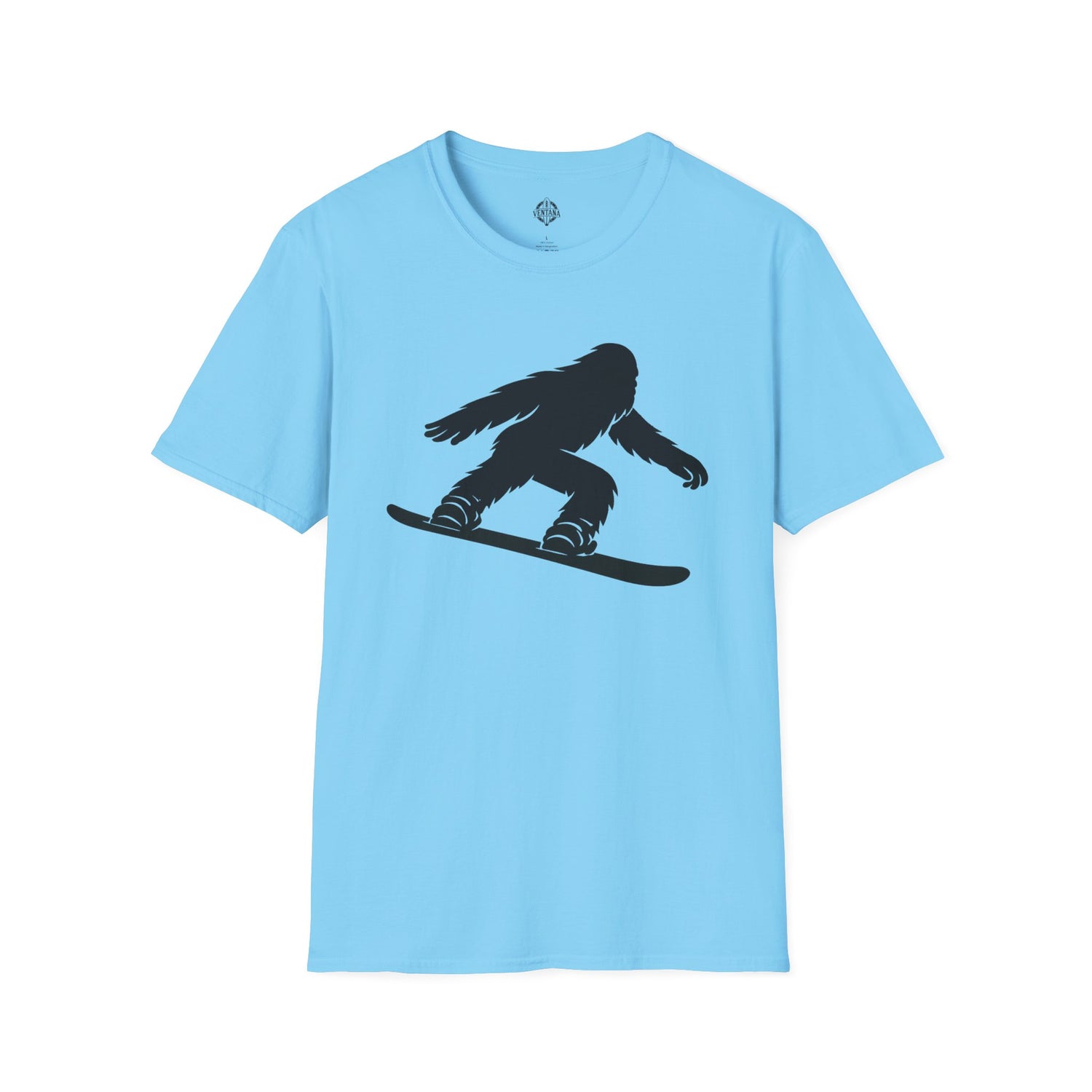 Ventana Shreddy Yeti Snowboard Unisex - U.S. Cotton T-Shirt