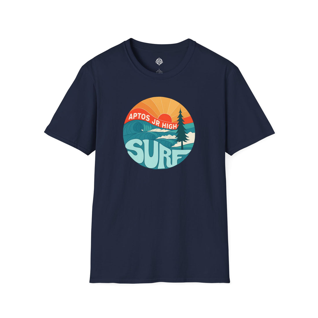 Aptos Junior High Surf Team Sunset Unisex - U.S. Cotton T-Shirt