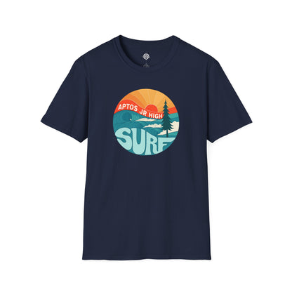 Aptos Junior High Surf Team Sunset Unisex - U.S. Cotton T-Shirt