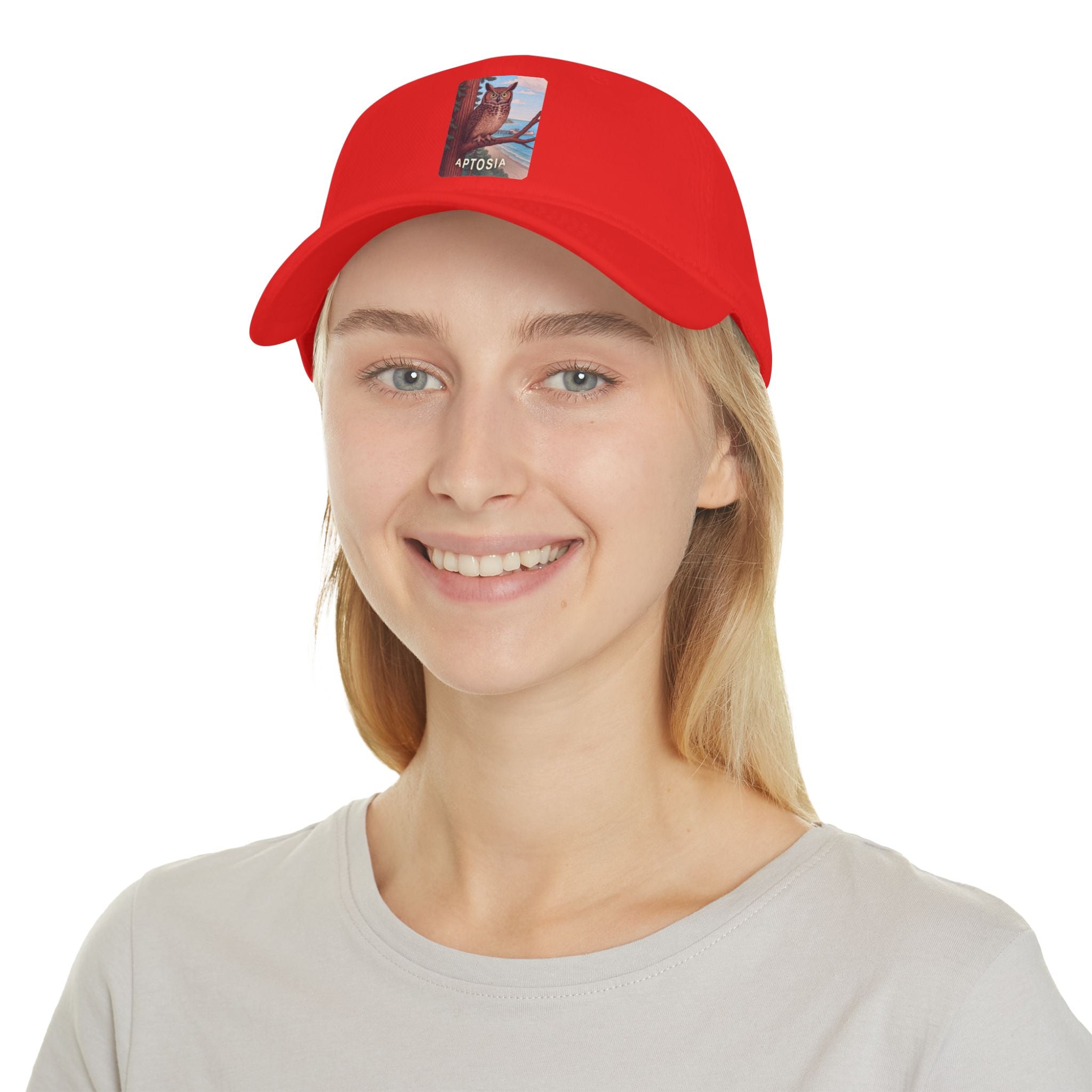 Aptos California Aptosia Owl - 100% Cotton Baseball Cap