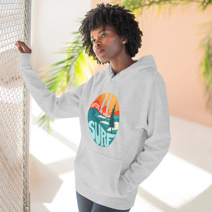 Aptos Junior High Surf Team Sunset Unisex - Pull-Over Cotton Blend Fleece Hoodie