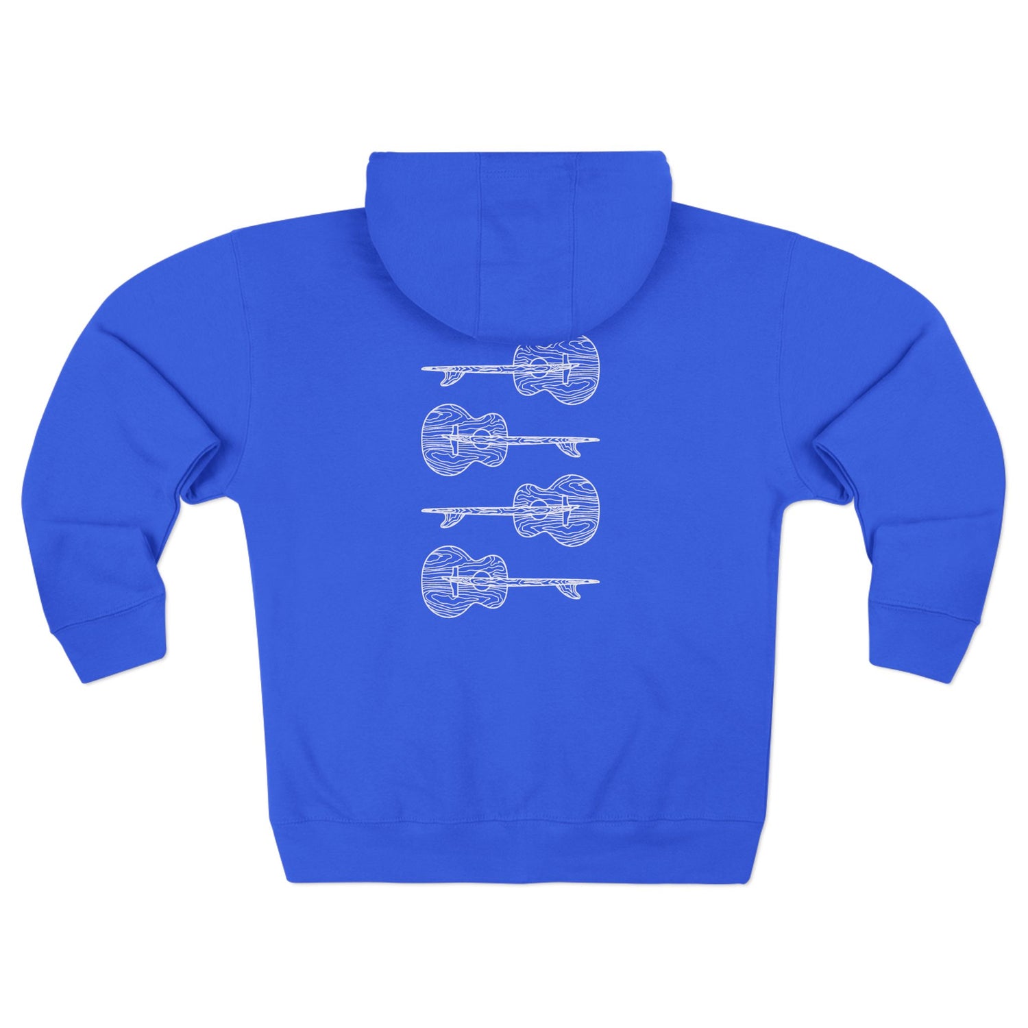 Ventana Santa Cruz Guitar Collab Unisex - Zip Cotton Blend Fleece Hoodie
