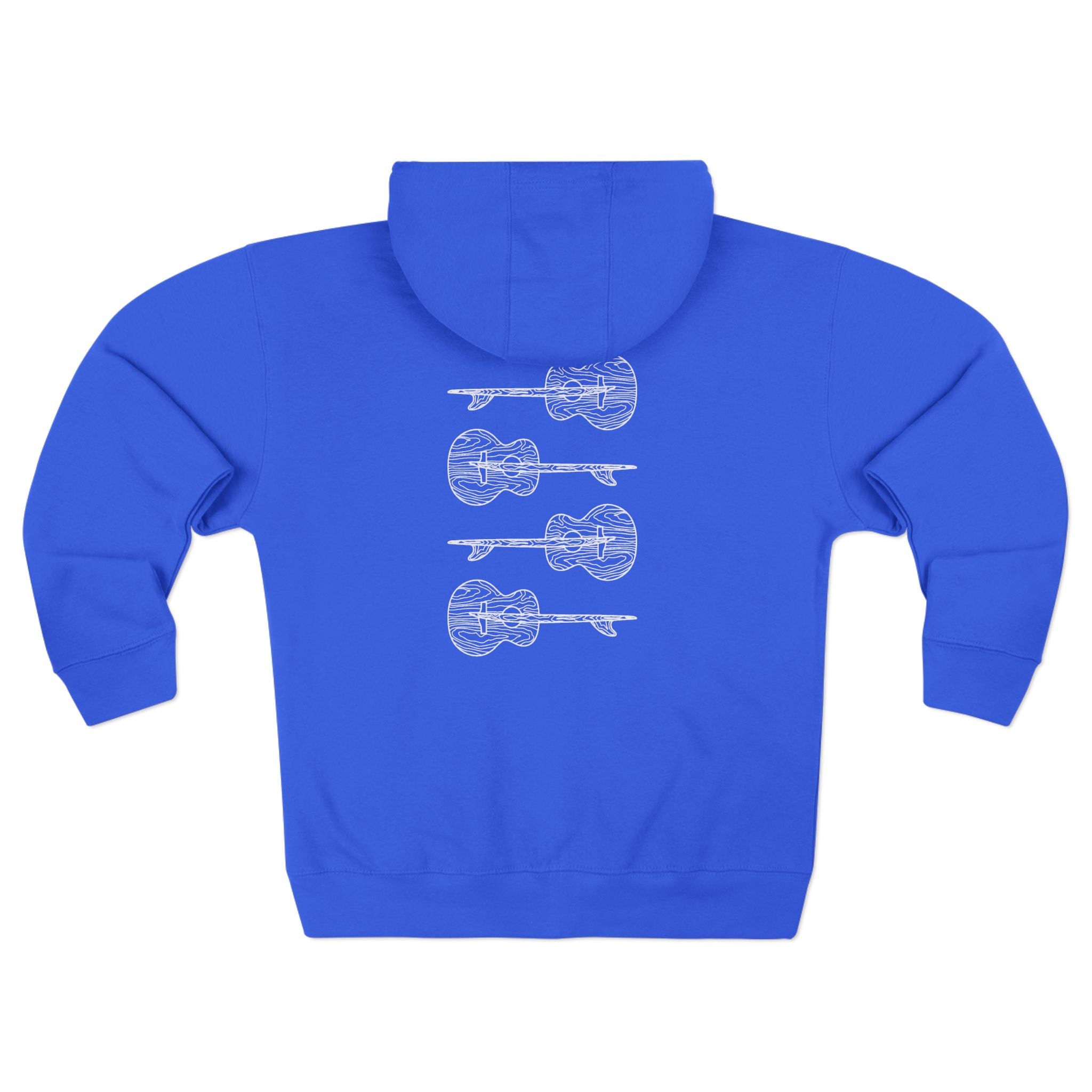 Ventana Santa Cruz Guitar Collab Unisex - Zip Cotton Blend Fleece Hoodie