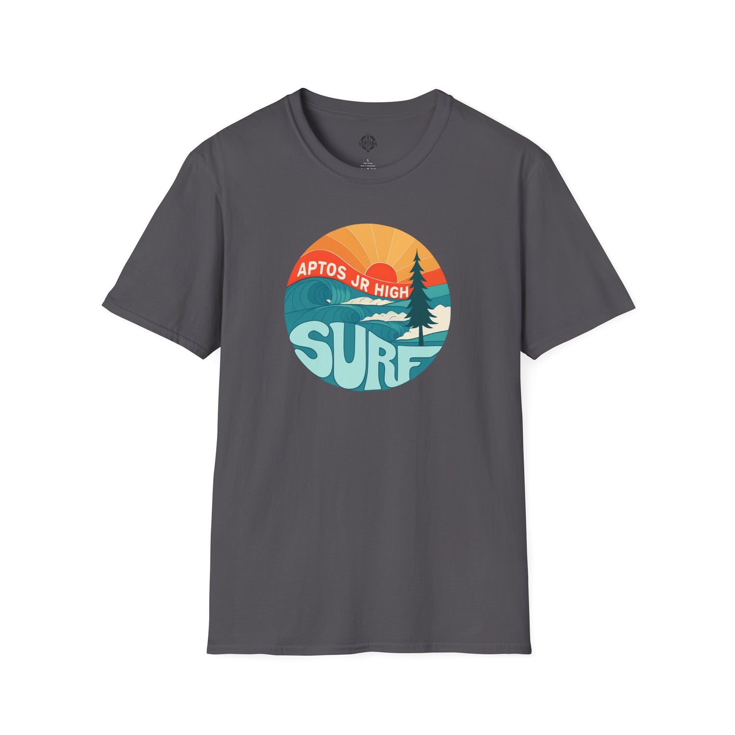 Aptos Junior High Surf Team Sunset Unisex - U.S. Cotton T-Shirt