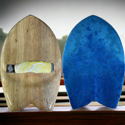 Balsa Blue Bubble Scales Handplane