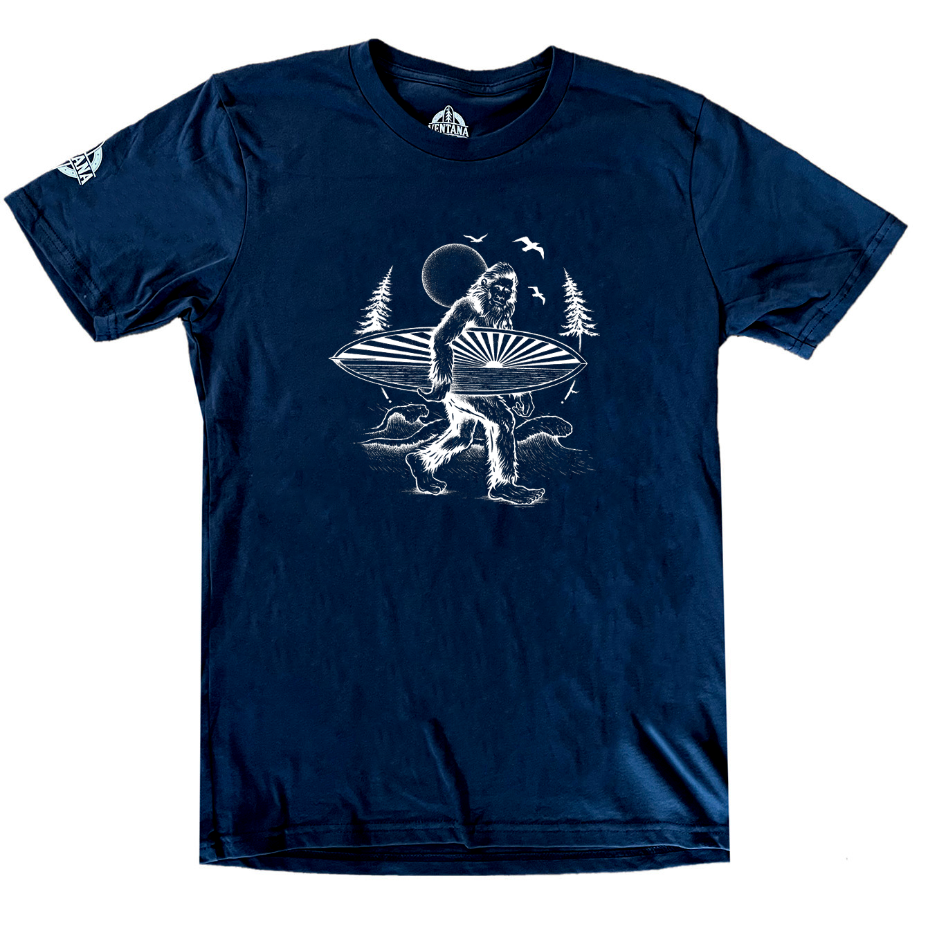 Ventana Surfsquatch by Thiago Bianchini Organic T-Shirt