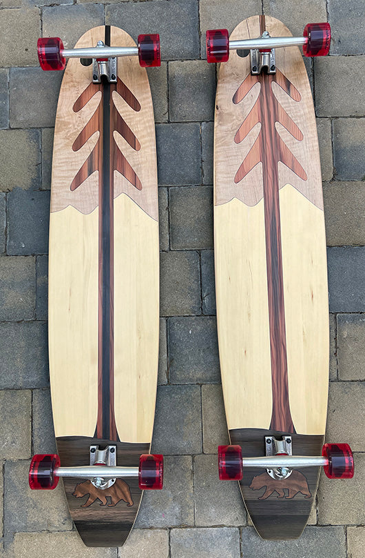 Treefish Longboard Skateboards by Finless Skateboard Co.