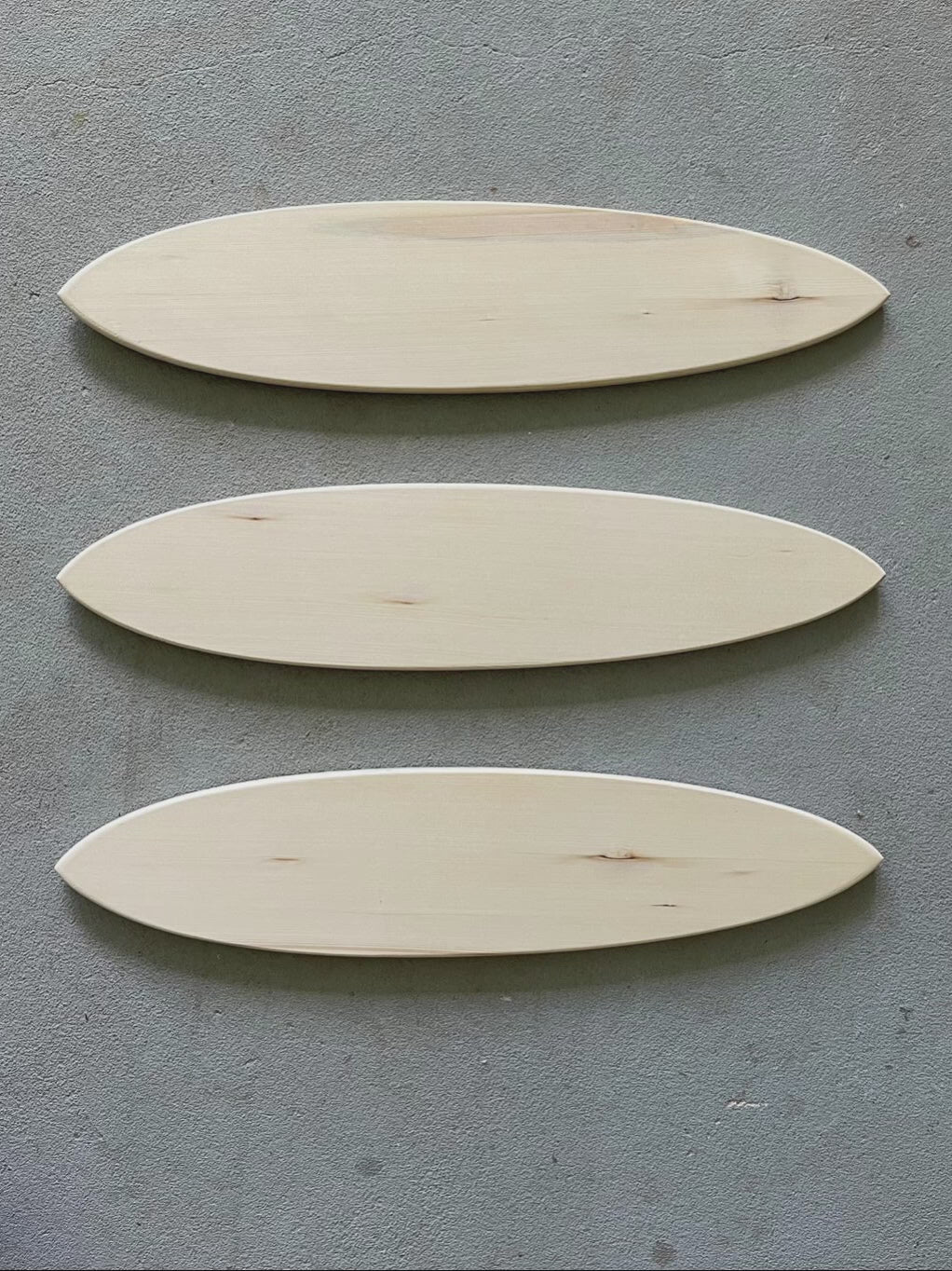 Ventana Jennifer DiArenzo Woodburned Mini Surfboards