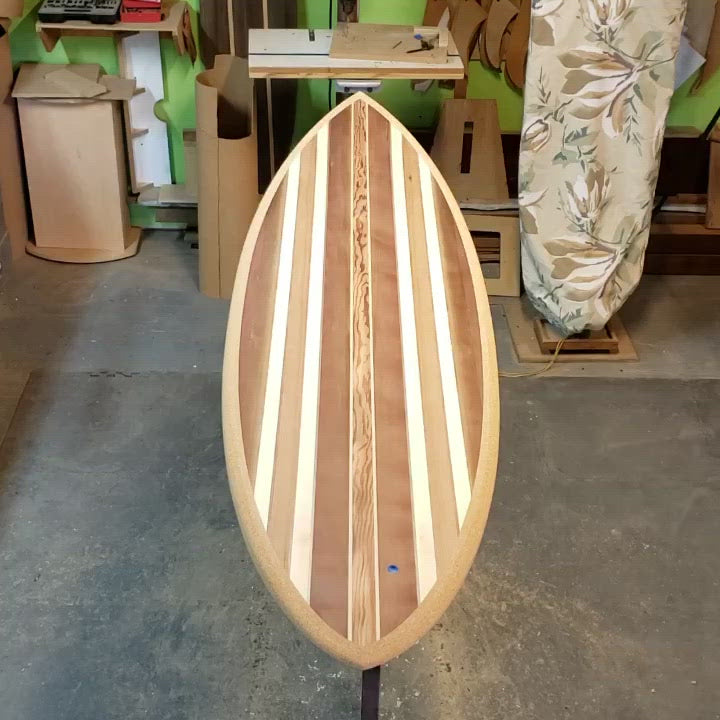 Ventana Sunburst Flyer 6'6" Surfboard Top Deck Glassing