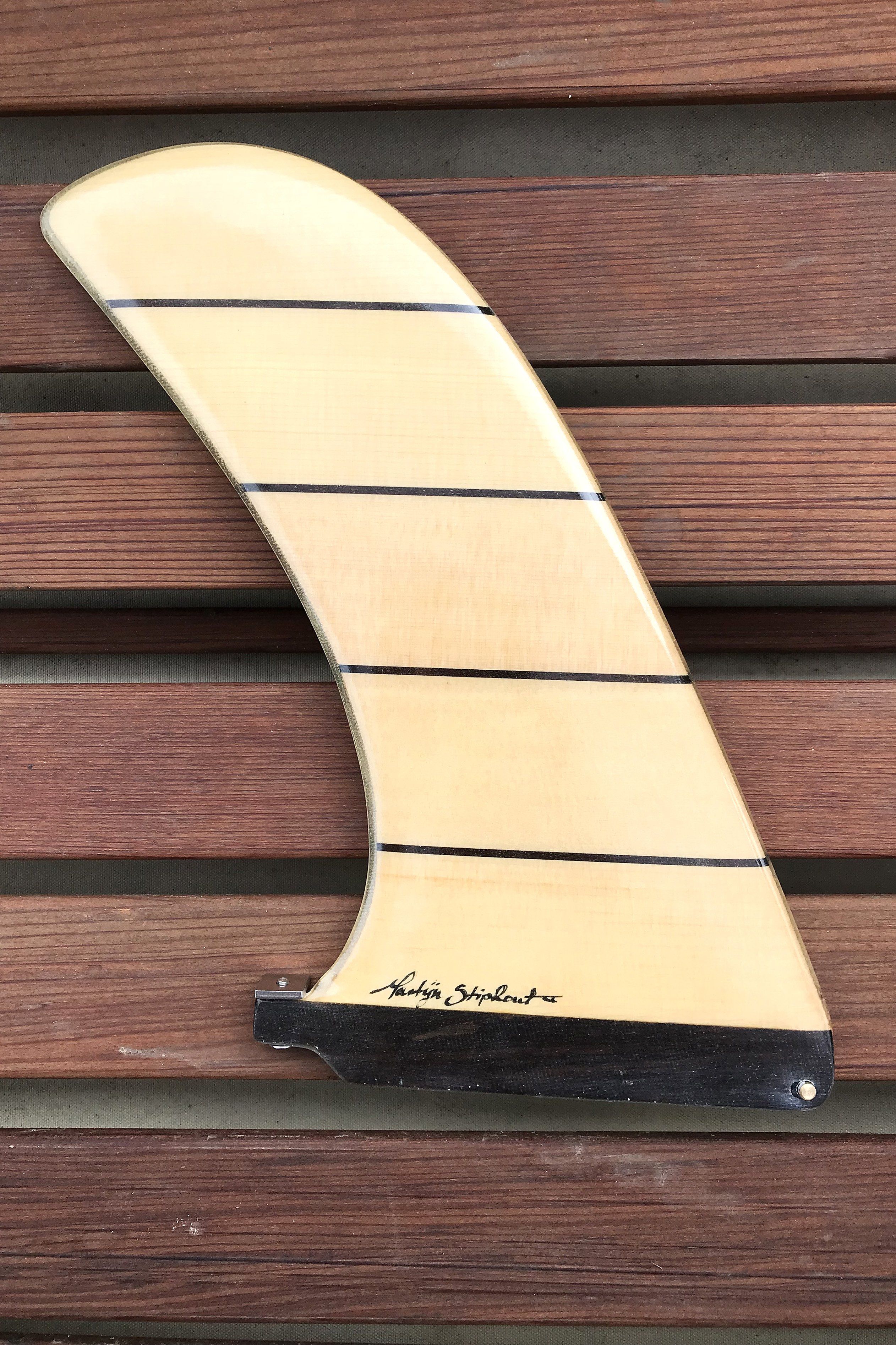 Banded Guitar Longboard Hatchet Fin – Ventana Surfboards & Supplies