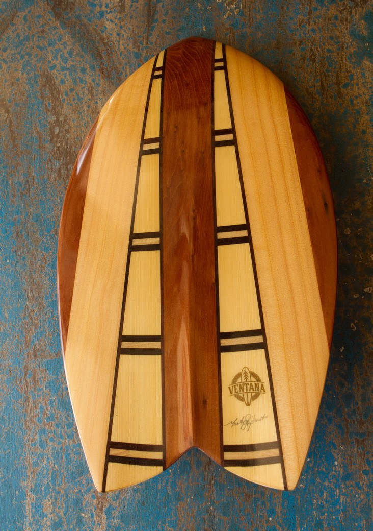 Aquarium Red Wedges Fish Handplane-Ventana Surfboards & Supplies