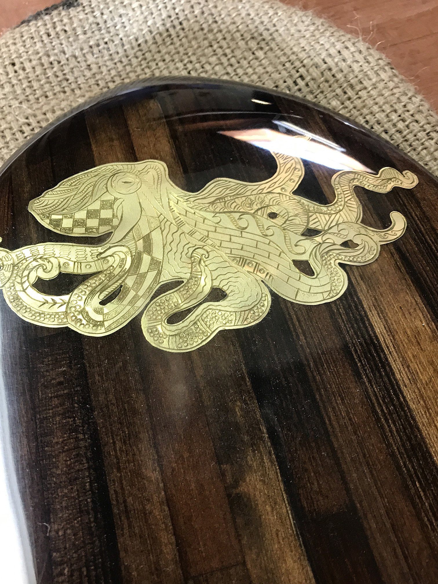 Copper Pig Octopus Handplane