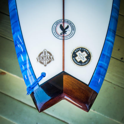 Locus Eco Surfboards - Astro Chimp Swallow Tail 6&