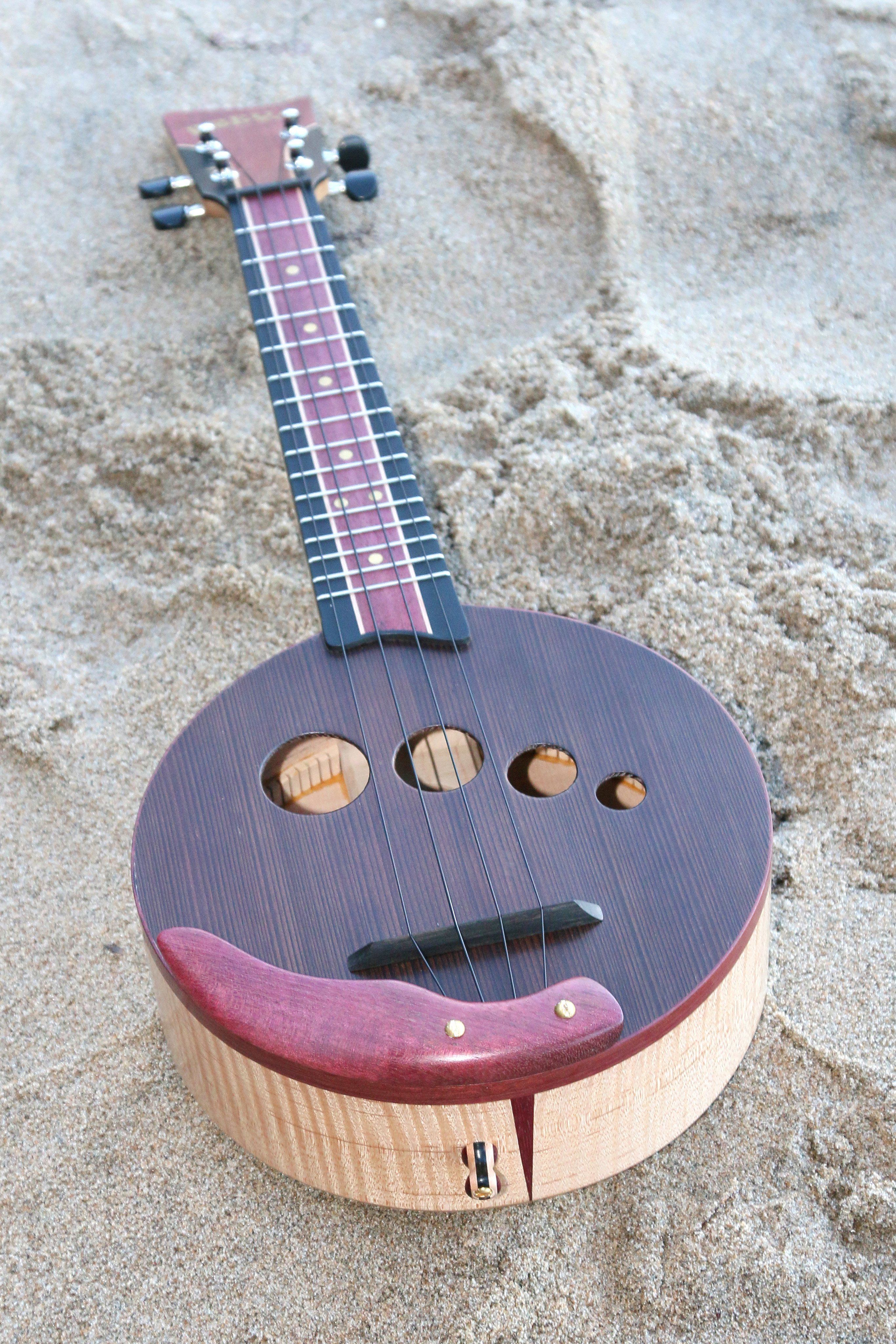 Musical Instrument - Ventana Freya Purple Maple Madness Banjolele