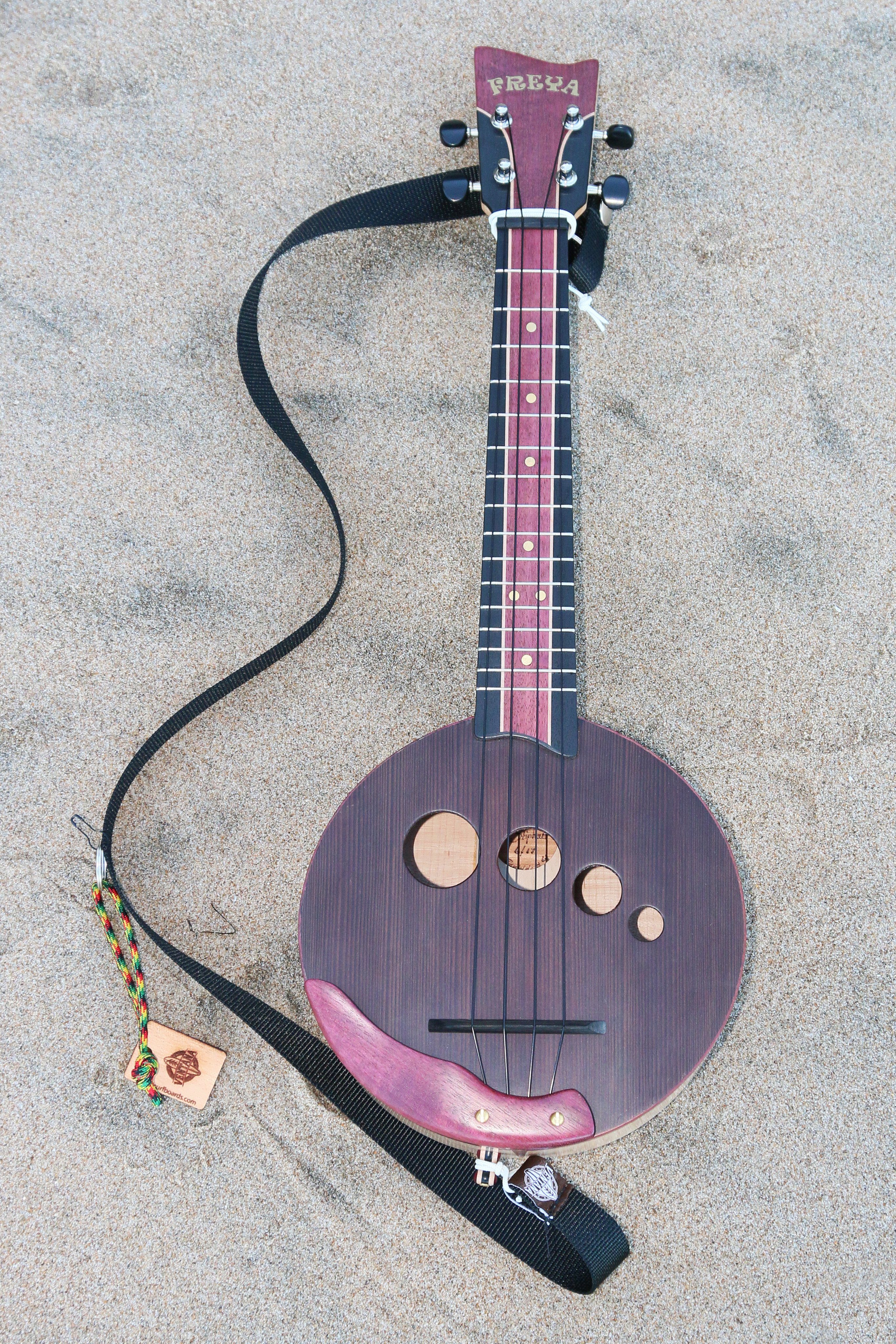 Musical Instrument - Ventana Freya Purple Maple Madness Banjolele