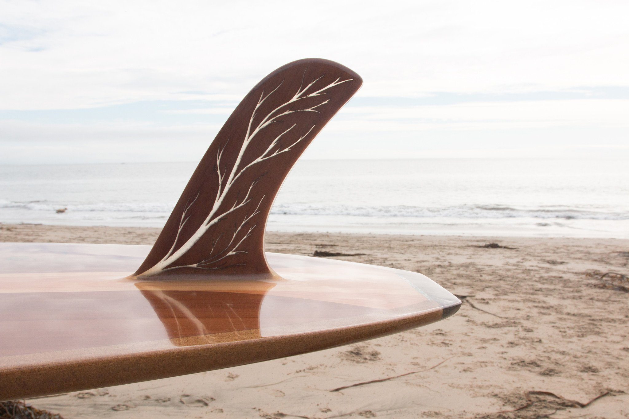 Surfboard - Redwood Treefish Longboard 9&