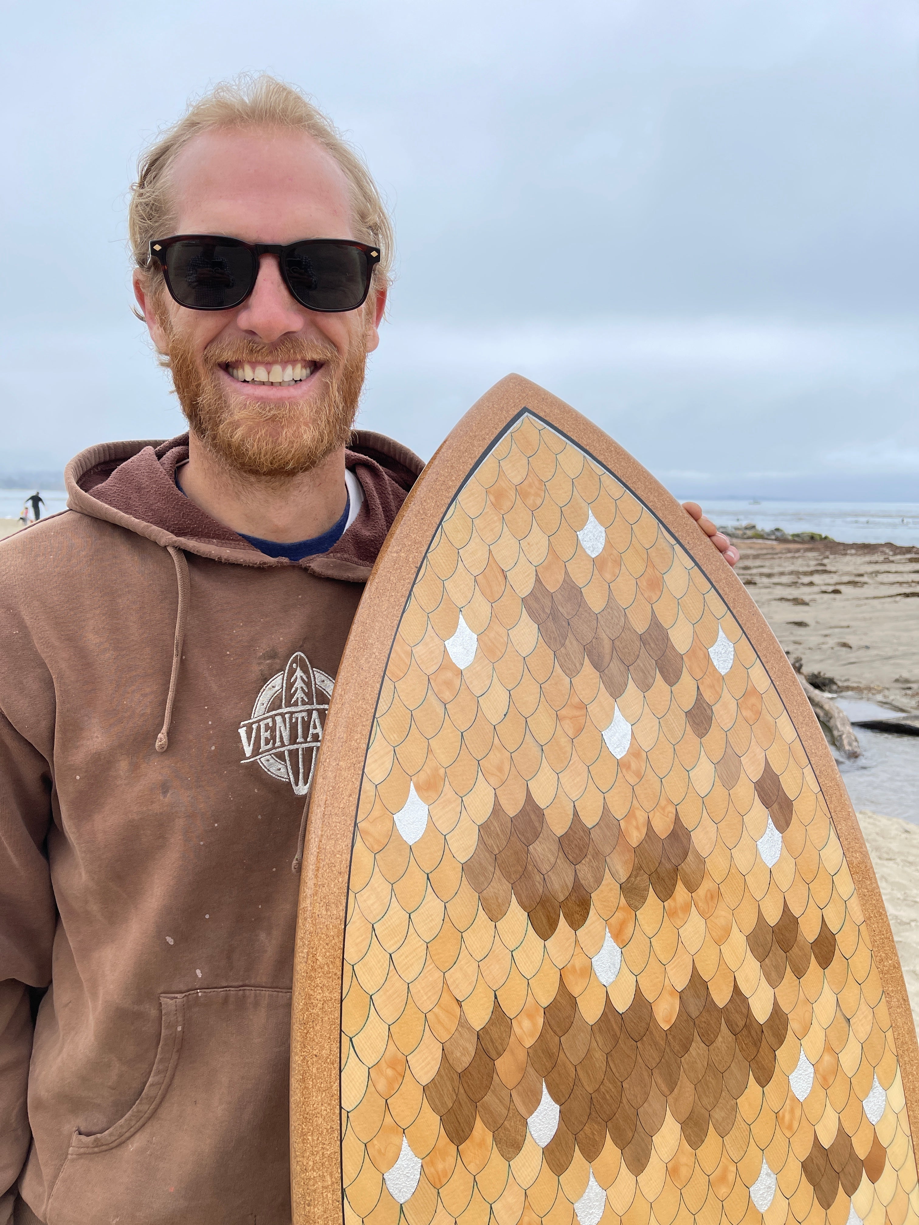 Surfboard - Surfperch Fish Taco Ukulele (available) Plus 5’8” Surfboard (sold)