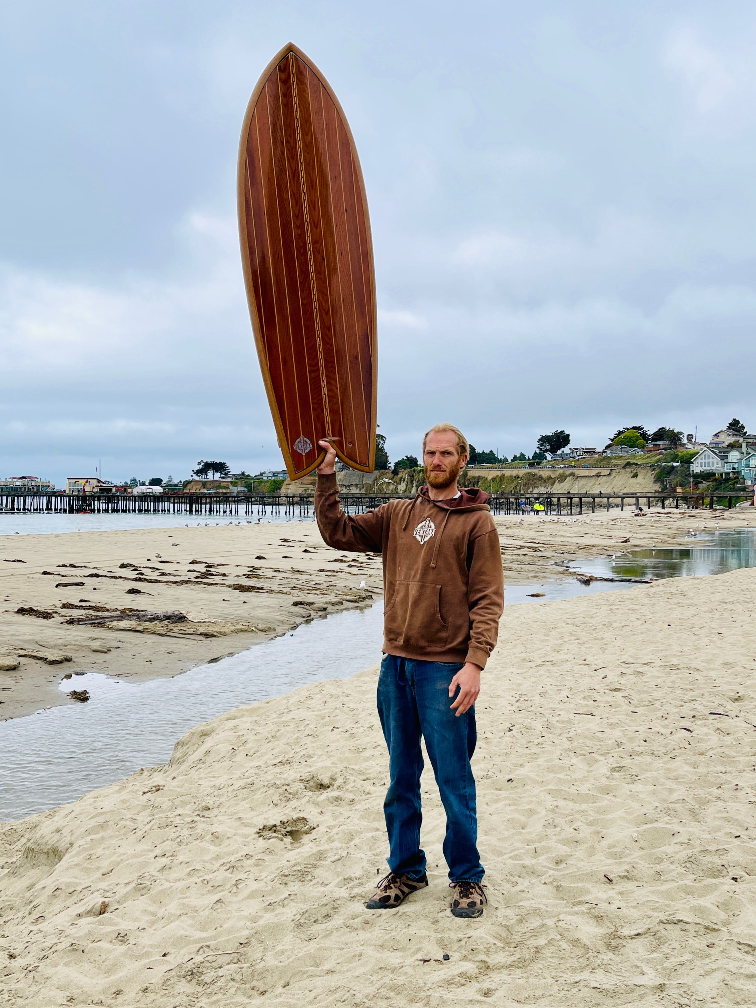 Surfboard - Surfperch Fish Taco Ukulele (available) Plus 5’8” Surfboard (sold)