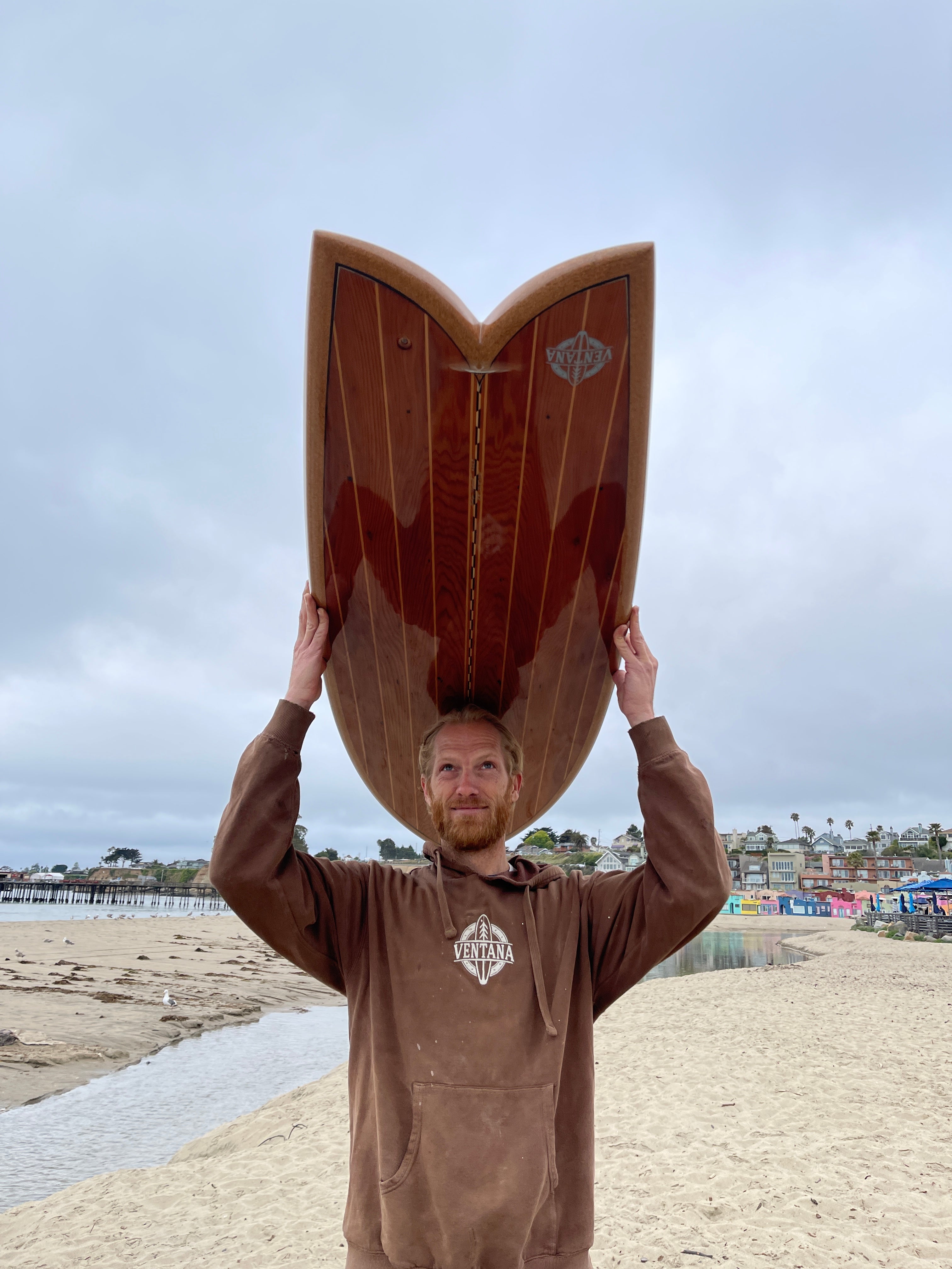 Surfboard - Surfperch Fish Taco Ukulele (available) Plus 5’8” Surfboard (sold)