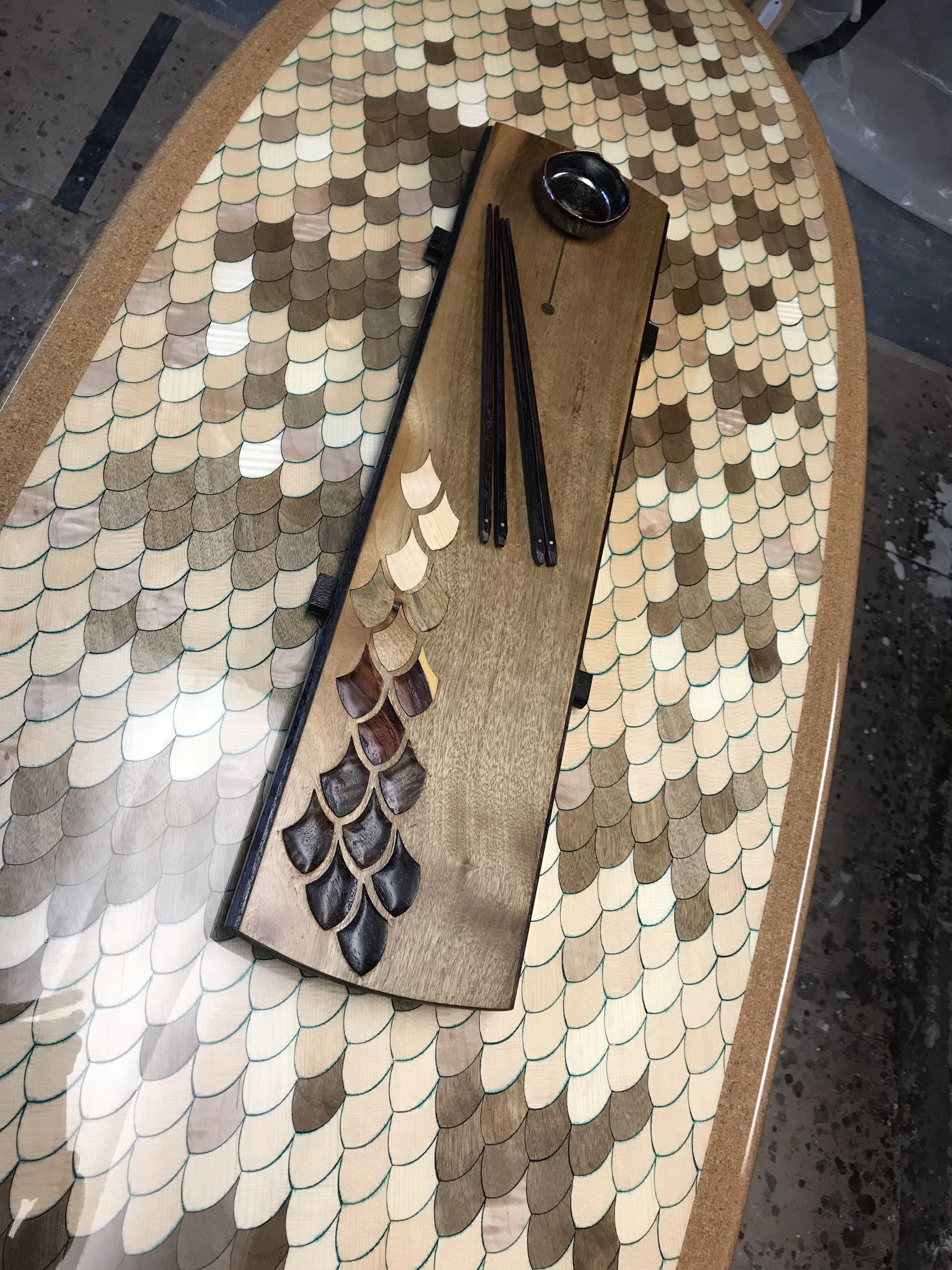 Sushi Board - Fish Scale Sushi Board